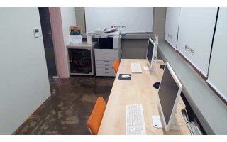 송곡여자고등학교 도서관 멀티미디어 자료실-컬러복합기 설치